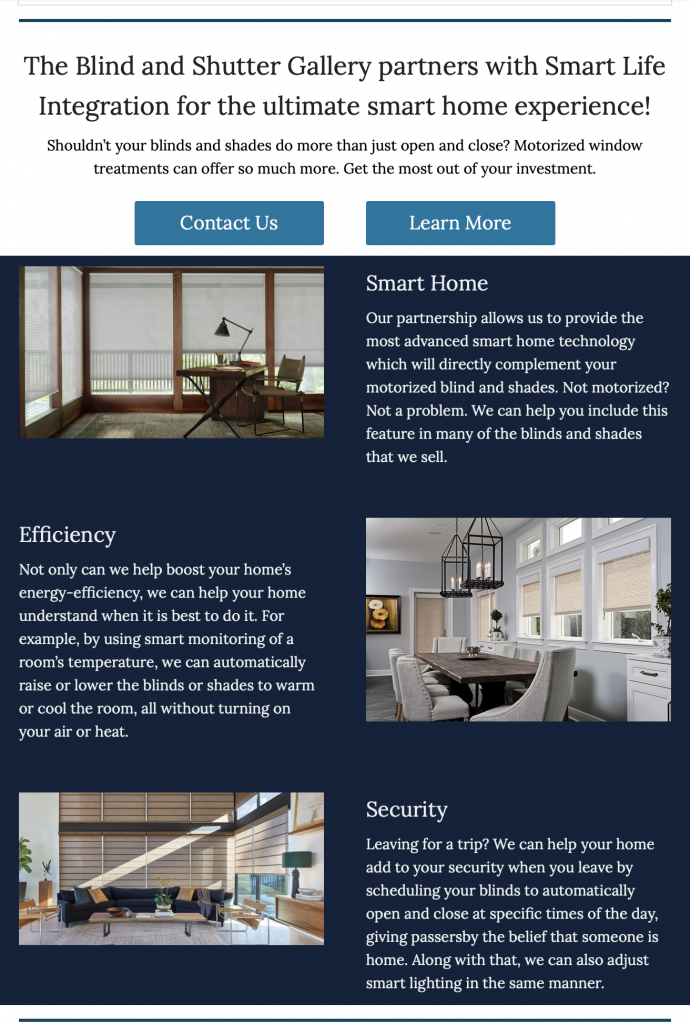 Smart Life Integration - Email marketing 